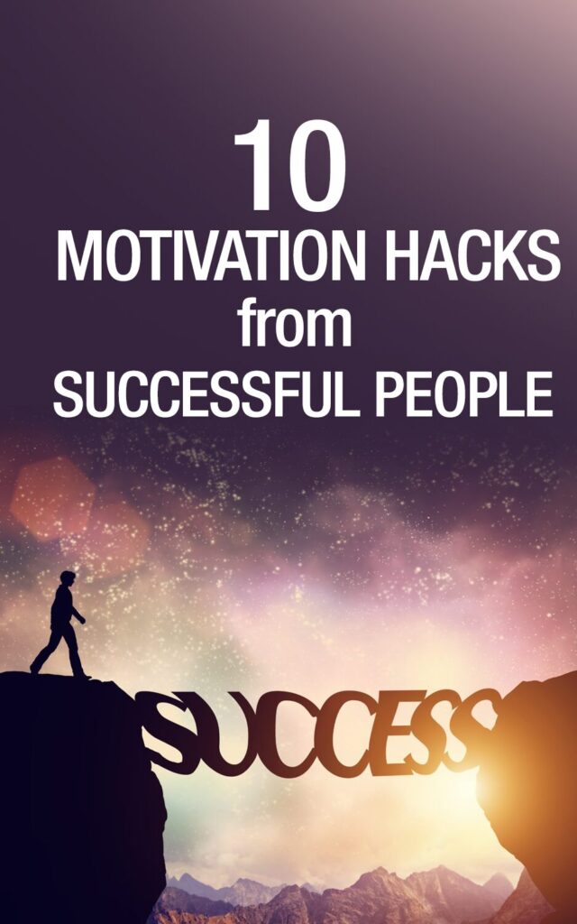 Motivation Hacks from Successful People supporting image