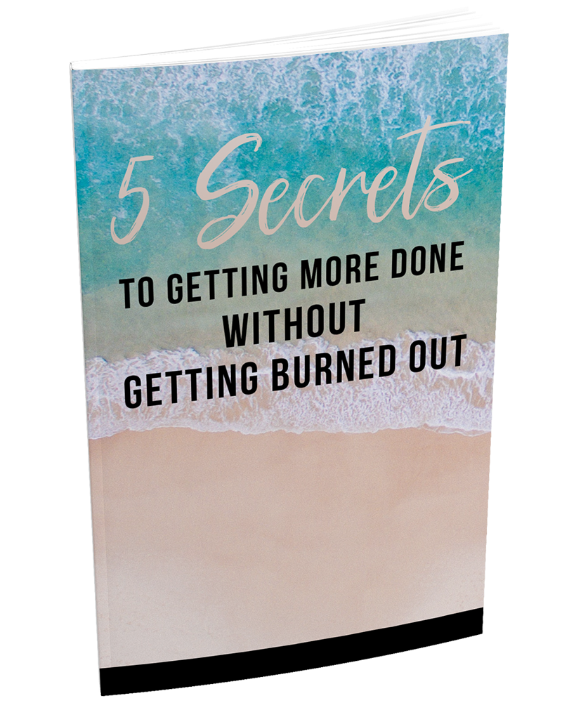 Secrets to Getting More Done without Burning Out supporting image