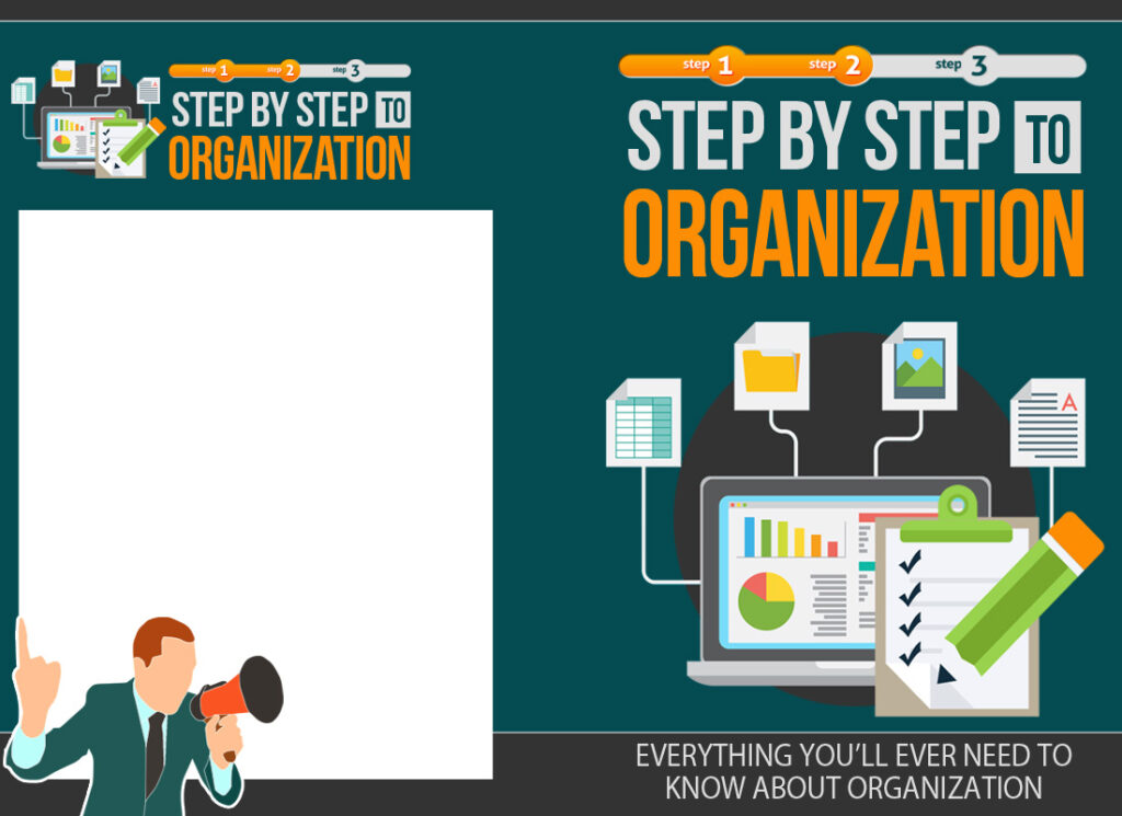 Step by Step to Organization supporting image